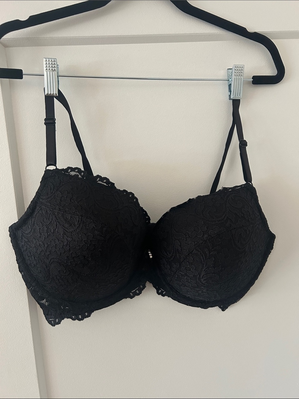 smart & sexy Black Lace Push-Up Bra